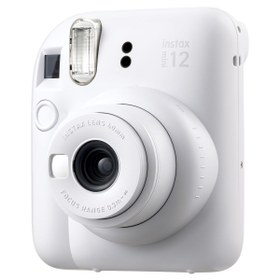 Resim Instax mini 12 Yeşil Fotoğraf Makinesi ve Şeffaf Kılıf Seti 