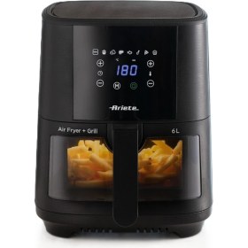 Resim 6 Litre Airfryer, 1300W, 8 Program, Şeffaf Cam, Zaman Ayarlı, Çok Renkli 