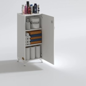 Resim Kenzlife mutfak dolabı zehra 108*030*032 byz kilitli ayaklı banyo evrak ofis kitaplık ayakkabılık kiler 