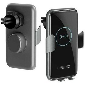 Resim Willowhaven Araba Kablosuz Şarj Cihazı V8 - Otomatik Algılama, Hızlı Şarj, 360 Döner Ventil Gri 