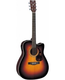 Resim Yamaha Fx370Ctbs Elektro Akustik Gitar Tobacco Sunburst 