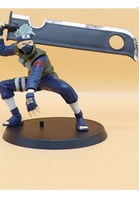 Resim Naruto Hatake Kakashi Broadsword Squat Anime Aksiyon Figürü 
