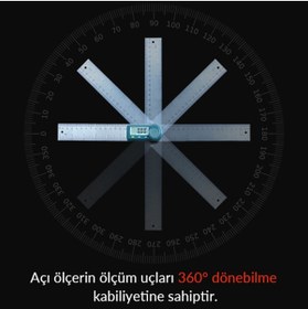 Resim Sevgift Loyka 5522-200 Dijital Açı Ölçer 