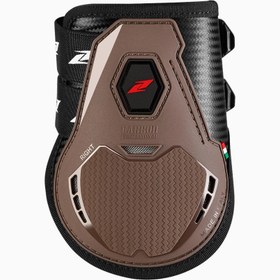 Resim Carbon Professional Lite Karbon Korumalı At Bilek Koruyucu - Kahverengi / M 