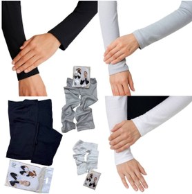 Resim İSTANBULSTYLEMODA 3 adet Tesettür Kolluk Penye SPOR Kolluğu 
