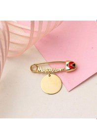 Resim Yazı Yazılabilen Maşallahlı Altın Çengelli İğne VACIS14K20586 