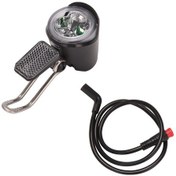 Resim Neevoyu Elektrikli Bisiklet Led Ön Lambası, 6v-60v Evrensel, Su Geçirmez 2-pin Bağlantı, Gece Sürüşü Işığı 