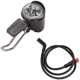 Resim Neevoyu Elektrikli Bisiklet Led Ön Lambası, 6v-60v Evrensel, Su Geçirmez 2-pin Bağlantı, Gece Sürüşü Işığı 