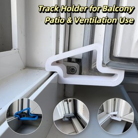 Resim 1/2 ADET Ağır Hizmet Tipi Plastik Pencere Durdurucu, Cadılar Bayramı ve Noel -Çarpışma Pencere Durdurucu ve Alt Eşik Koruyucu Ped, Veranda Kapıları, Sürgülü Cam Kapılar için Uygun - Dayanıklı Çok Fonksiyonlu Kaymaz Tasarım, Dekoratif Eşik Matı, Pencere Sınırlayıcı, Açık Tutma için Pencere 