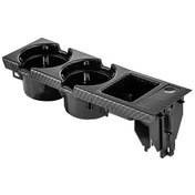 Resim Lasonstiges 51168217953 For- 3 Serisi E46 318ı 320ı 98-06 Karbon Fiber Orta Konsol Su Bardağı Tutucu Madeni Para Sto 