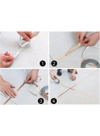 Resim Zenvia 0.5 cm 50 Metre Gri Fayans Arası Şerit Bant 