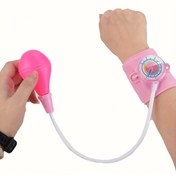 Resim 1 adet Sphygmomanometer Oyuncak Stetoskop - Eğlenceli Tıbbi Rol-Çıkarma Aracı, Pembe ve Mavi Plastik Sphygmomanometer, Şişme Manşetli, Hemşire ve Doktor Oyuncak Seti, Sahte Kontroller İçin, Gençler İçin Sağlık Eğitimi Oyuncak, Çocuk Dostu Tasarım, Dayanıklı Oyuncak 