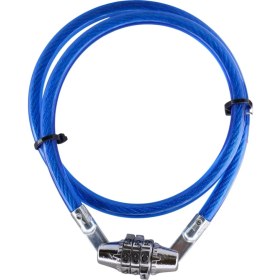 Resim 3b Trend Şifreli Bisiklet Motosiklet, Scooter Çelik Halat Kilidi 65 cm Çelik Kilit Çap 7 mm 