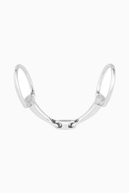 Resim Pony Çift Kırımlı Zeytin Başlı At Ağızlığı 14 mm - 105 mm 