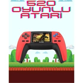 Resim Butik Bfs 520 Retro Oyunlu El Konsolu Atari Oyun Konsolu Taşınabilir 
