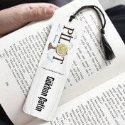 Resim İsme Özel Pilot Kitap Ayracı 