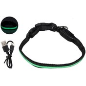 Resim Led'li Köpek Tasma Yongtao Mavi Xl 