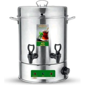 Resim Allians 120 Çay Bardağı Otomatik Semaver, Pratik ve Şık Çay Sunumu 