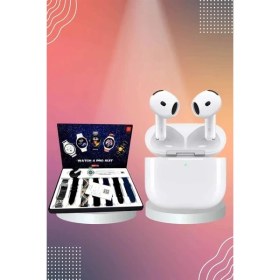 Resim 3.nesil Tws Bluetooth Kulaklık Bluetooth Bağlantılı Akıllı Saat Amoled Ekran Plastik Hasır Kordon 