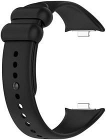 Resim Microsonic Xiaomi Redmi Watch 4 için Kordon Silicone Sport Band Siyah [Redmi Watch 4 ile Uyumlu Kordon - Siyah] 