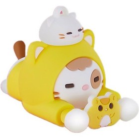 Resim E2M Sevimli Kedi Anahtarlıklı Telefon Standı Sarı 