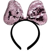 Resim Alvo Store Renk Değiştiren Pullu Fiyonk Parti Tacı Pembe Gümüş 