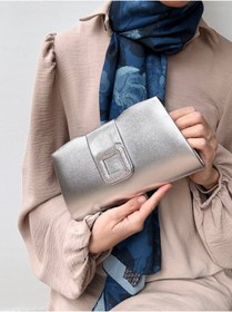 Resim Çanta Trend Kadın Özel Günlük Portföy Clutch Çanta (25*14 cm) 
