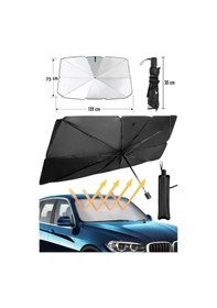 Resim Araç Oto Güneşlik Katlanabilir Şemsiye Ön Cam Güneşlik 