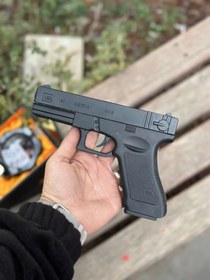Resim Glock Tabanca Şeklinde Standlı Pürmüz Çakmak 9900 