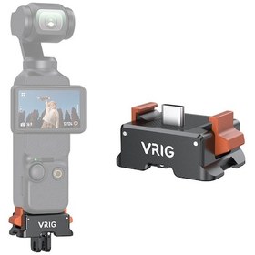 Resim Folinda Djı Osmo Pocket 3 İçin Vrıg Ac21 Alüminyum Adaptörü - Hızlı Tak-çık, Type-c Şarj Ve Gopro Arayüzü 