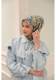 Resim Silk Home Soft Eşarp 73081-29 Taş, Eflatun, Petrol Mavisi, Fıstık Yeşili, Mavi 