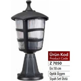 Resim Zerpa Üçgen Set Üstü Armatür Siyah Çok Renkli 