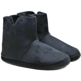 Resim Redplay Gri Erkek Ev Ayakkabısı Ev Pandufu Ev Botu Siyah 