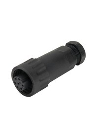 Resim Ip67 Wa22k7ze1 7 Pin 7-10mm Kablo Tipi Dişi Su Geçirmez Konnekt 
