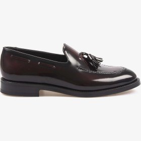 Resim Mocassini Gold Hakiki Deri Erkek Günlük Ayakkabı 990 Bordo 