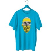 Resim Bluu Arphax Sporcu T-Shirt Bisiklet Yaka (528819169) Turkuaz 