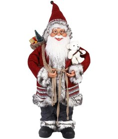 Resim Suntek Yılbaşı Baba Figürleri Hediyesi El Sanatları Yatak Odası Şömine Masası 45 CM 