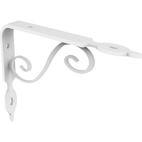 Resim 24 Adet Ferforje 19 x 25 cm Dekoratif Raf Altı Ayağı Konsol Beyaz 