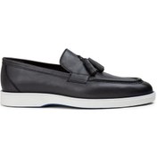 Resim Deery Hakiki Deri Gri Erkek Loafer Ayakkabı - 01958mgrıc01 Gri 