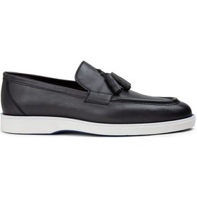 Resim Deery Hakiki Deri Gri Erkek Loafer Ayakkabı - 01958mgrıc01 Gri 