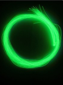 Resim Ea genset Beyaz Fosforlu Karanlıkta Parlayan Uv Neon Çapari Simi 