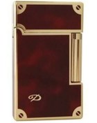Resim Vindiesel Dupont Tarz Bordo Renk Soft Flame Çakmak Logolu 