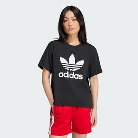 Resim adidas Adicolor Trefoil Boxy Kadın Tişört 