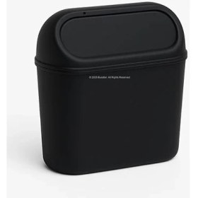 Resim Lidyahan Store Araç Içi Çöp Kovası, Mini Otomobil Çöp Kutusu, Klipsli ve Kancalı Tasarım, Kol Dayama Veya Koltuk Arkasına Takılabilir, Siyah Plastik Araba Çop Kabı, Dökülme Önleyici Kapaklı 