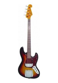 Resim SX SJB62C+/3TS Tortoise Shell Pickguard Bas Gitar (3-Tone Sunbur 