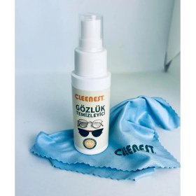 Resim Cleenest Gözlük ve Ekran Temizleme Seti, 50 ml Solüsyon ve 15X18 cm Mikrofiber Bez ile Birlikte 