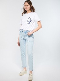 Resim Mavi - Cindy 90S Jean Pantolon 100277-83647 Mavi 