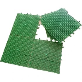 Resim abnturk 8 Adet 25 x 25 cm Islak Zemin Yükseltilmiş Yer Karosu Toplam 100 x 50 cm Kolay Eklenir Izgaralı Zemin Matı 