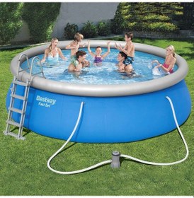 Resim Büyük Şişme Havuz 457x122cm 57289 Çok Renkli 