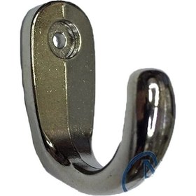 Resim Büyük Tekli Fincan Askı, Dekor Askısı - Nikel, 12x23x30 Mm Çok Renkli 